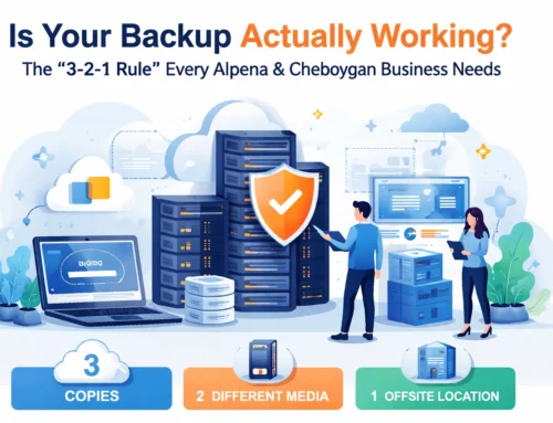 Is Your Backup Actually Working? The "3-2-1 Rule" Every Alpena & Cheboygan Business Needs