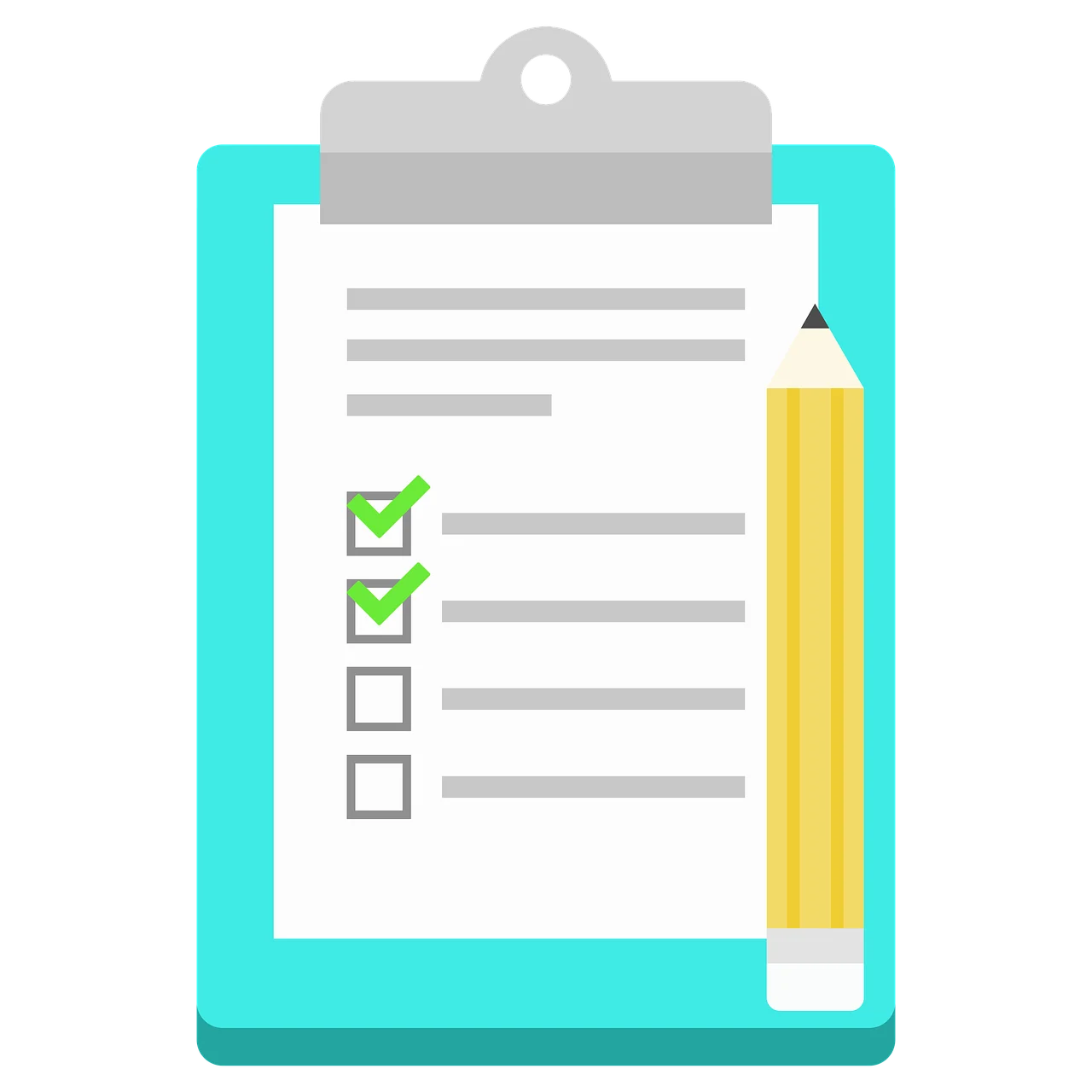 Free list notes icon illustration